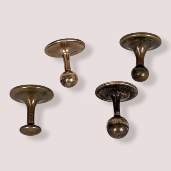 Set of 4 Antique MOP Cufflinks (Mismatch) - Picture 5 of 6